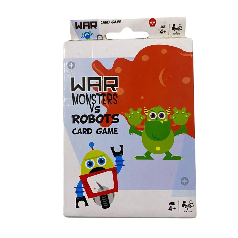 Family Card Game‎ Lot of 4 Skechers Uno Tokyo War Monsters vs Robots Simon Swipe